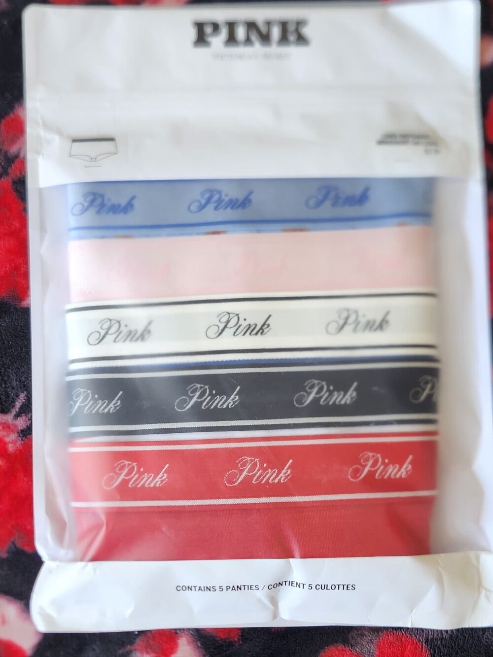 PINK VS 5 Pack Shortie Size XS NIP